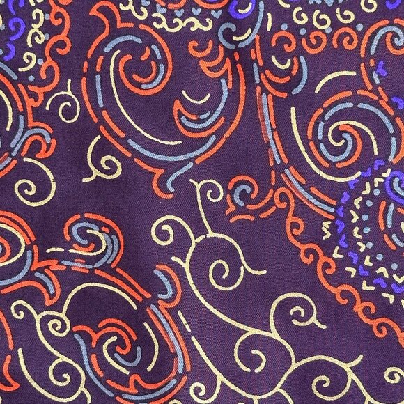 Honey Vintage Silk Paisley Scarf 30" NWT - Picture 6 of 9